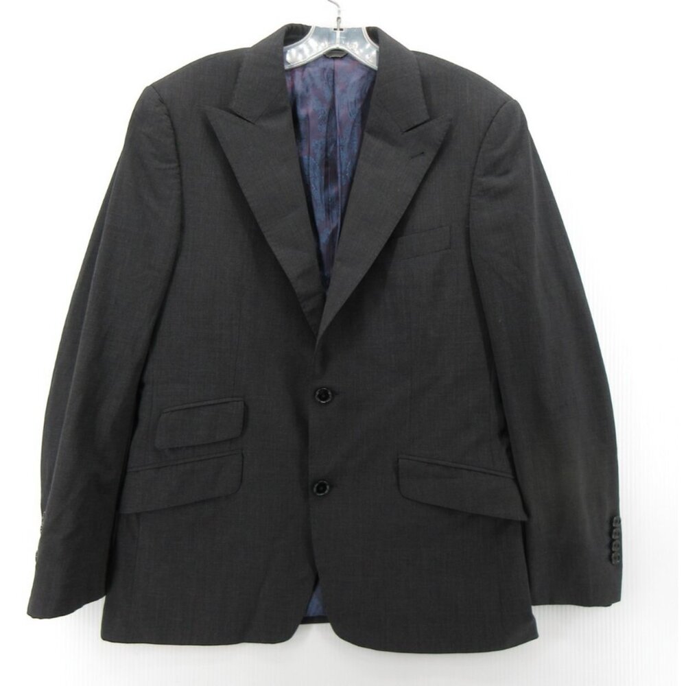 Indochino Sport Coat 38 Blazer Wool Jacket Business Paisley Lining